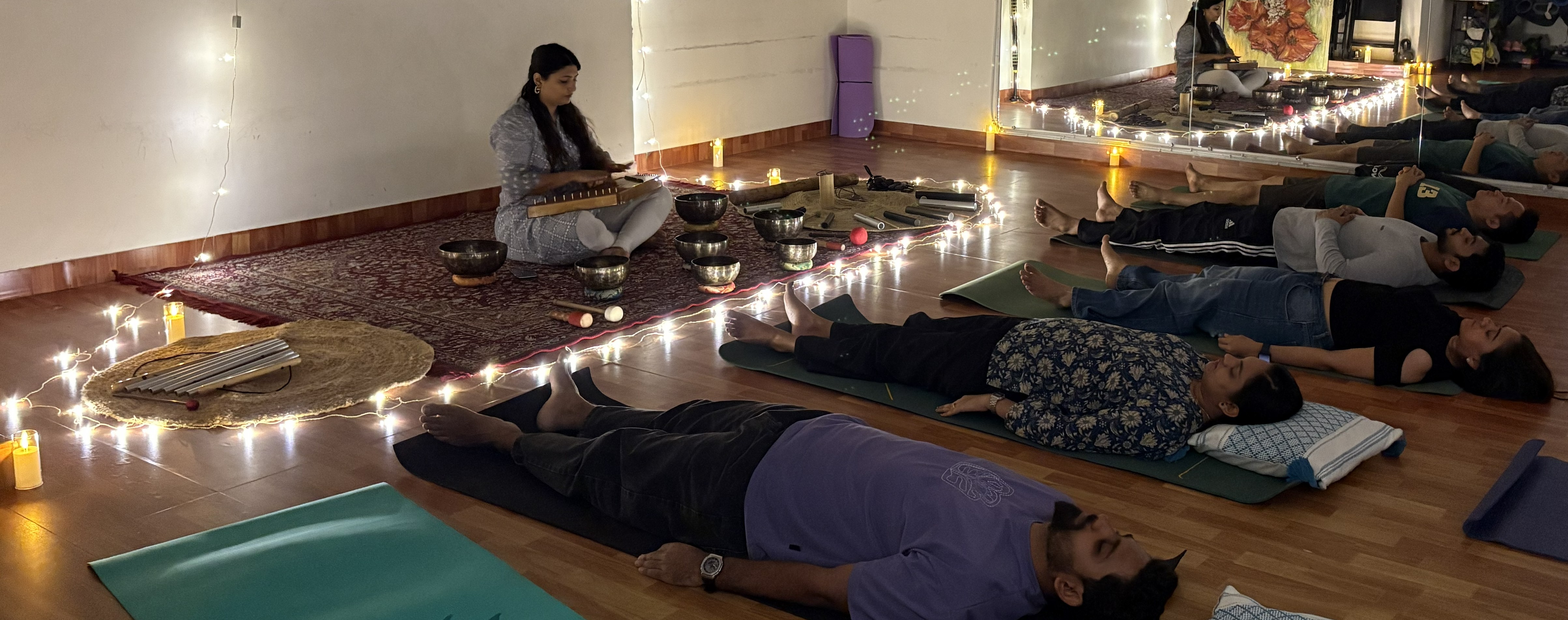 Sound healing session